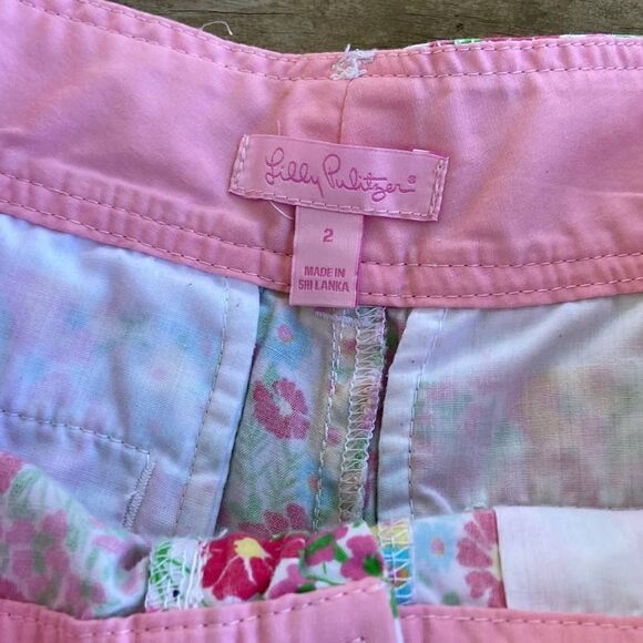 Lilly Pulitzer Walsh Garden by the Sea Shorts 2 - Picture 3 of 4
